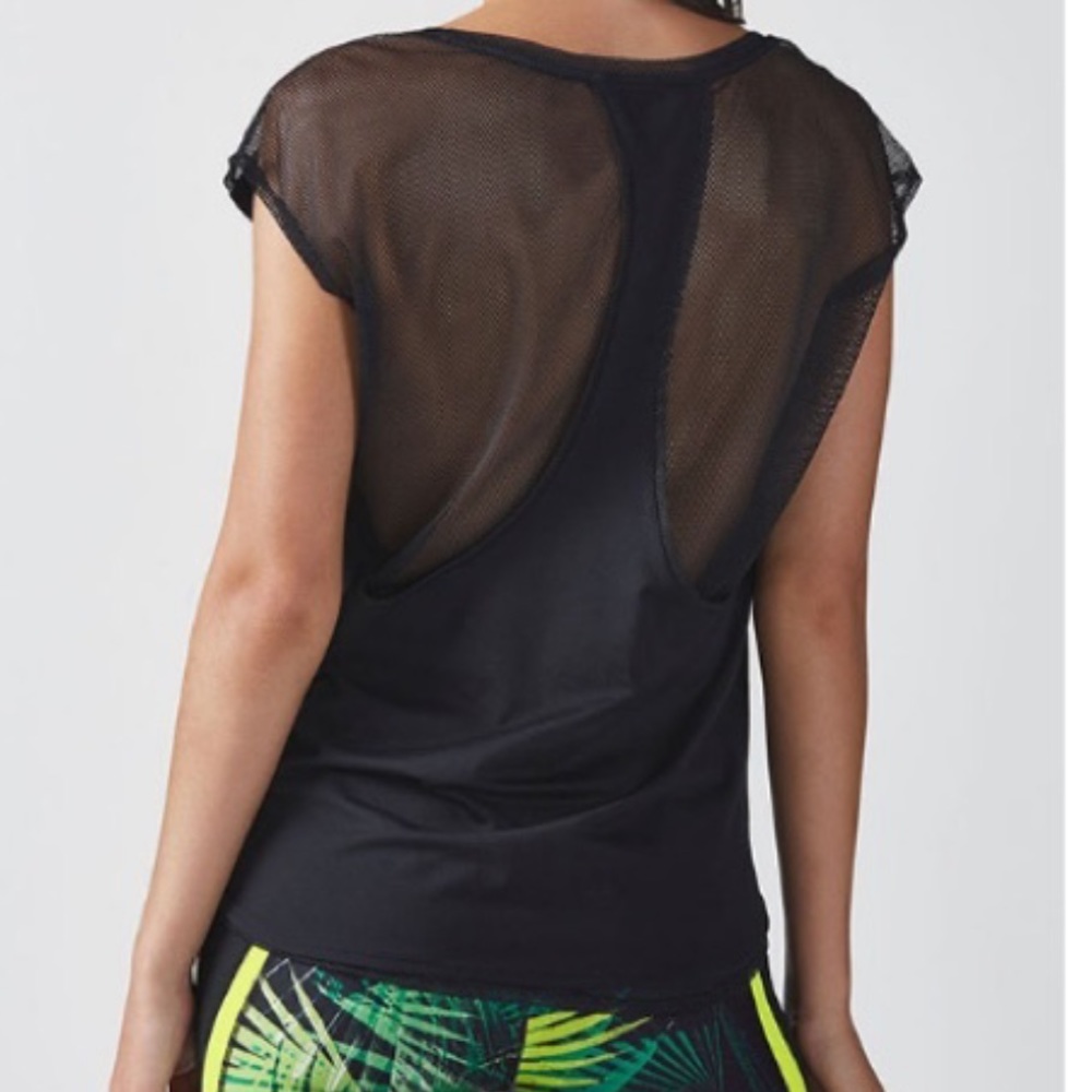 Mesh cut out top